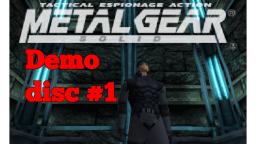 Metal Gear Solid 1 Demo Disc #1