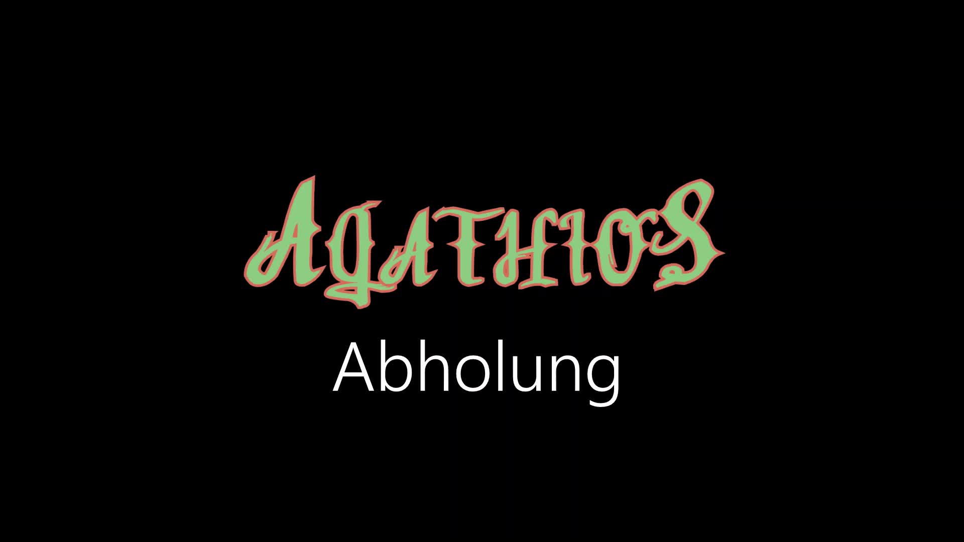 Agathios ¦ Abholung (offizielles audio)