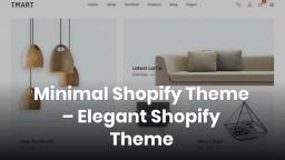 Minimal Shopify Theme – Elegant Shopify Theme