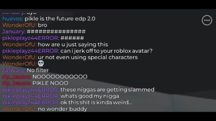 roblox chat filter tweakin out