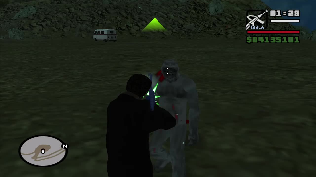 YETI FOUND IN MOUNT CHILIAD IN GRAND THEFT AUTO SAN ANDREAS YETI FOUND IN MOUNT CHILIAD IN GRAND THEFT AUTO SAN ANDREAS