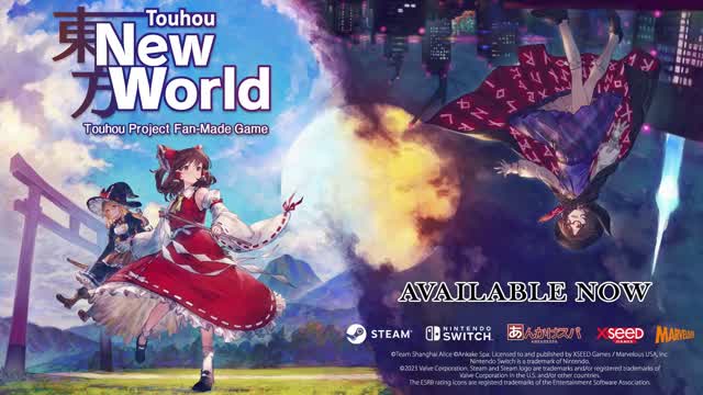 Touhou: New World [Available Now Release Trailer] Nintendo Switch and Steam