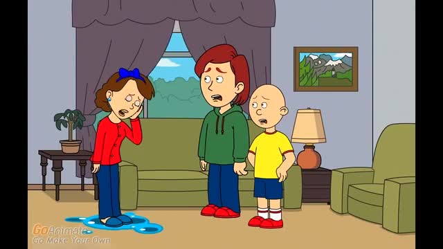 Caillou Calls His Baby Sister “Stupid”/Grounded
