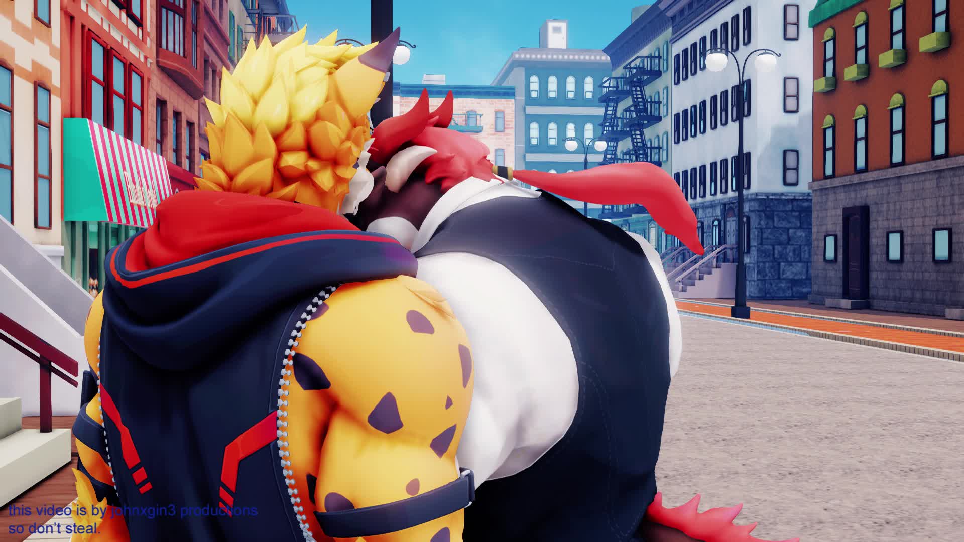 MMD Furry(AnyisxRom):Kiss After A Date