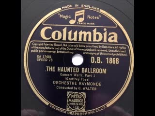 The Haunted Ballroom - Orchestre Raymonde & G. Walter (1939)