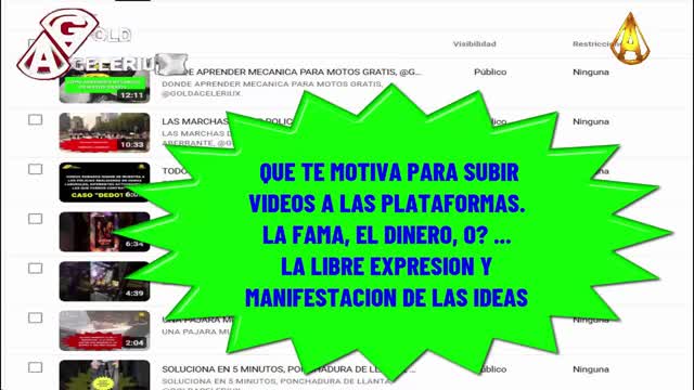 QUIERES MONETIZAR TUS VIDEOS, @GOLDACELERIUX