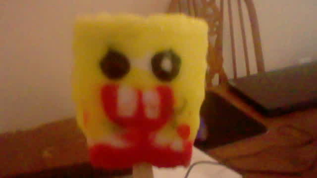 Horrifying SpongeBob Popsicle