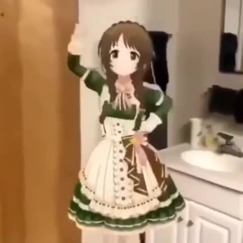idolmaster in my bathroom type shit