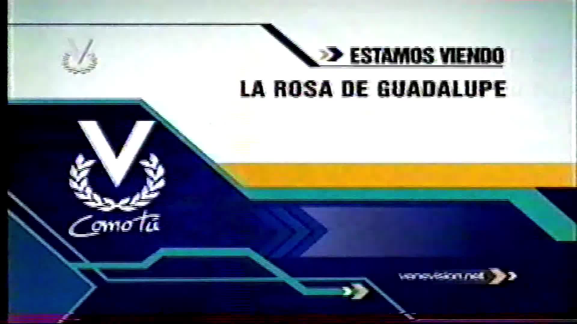 Bumper Venevision Estamos Viendo La Rosa De Guadalupe 2010