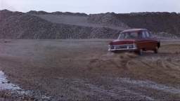 Car Chase in Strike First, Freddy! (Slå Først Frede!) - 1965