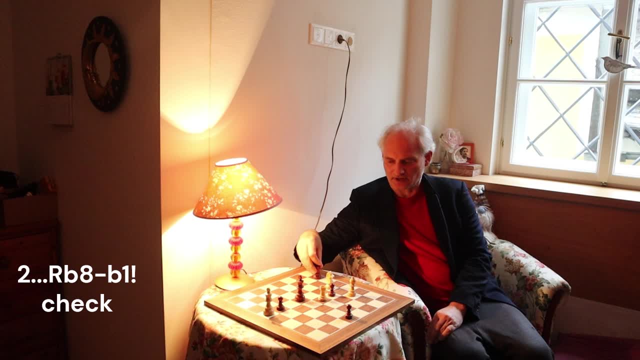 A logical chess study –Study by Mario Guido García & Peter Krug