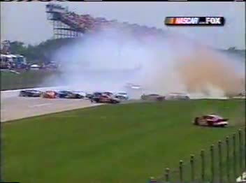 huge nascar pile up
