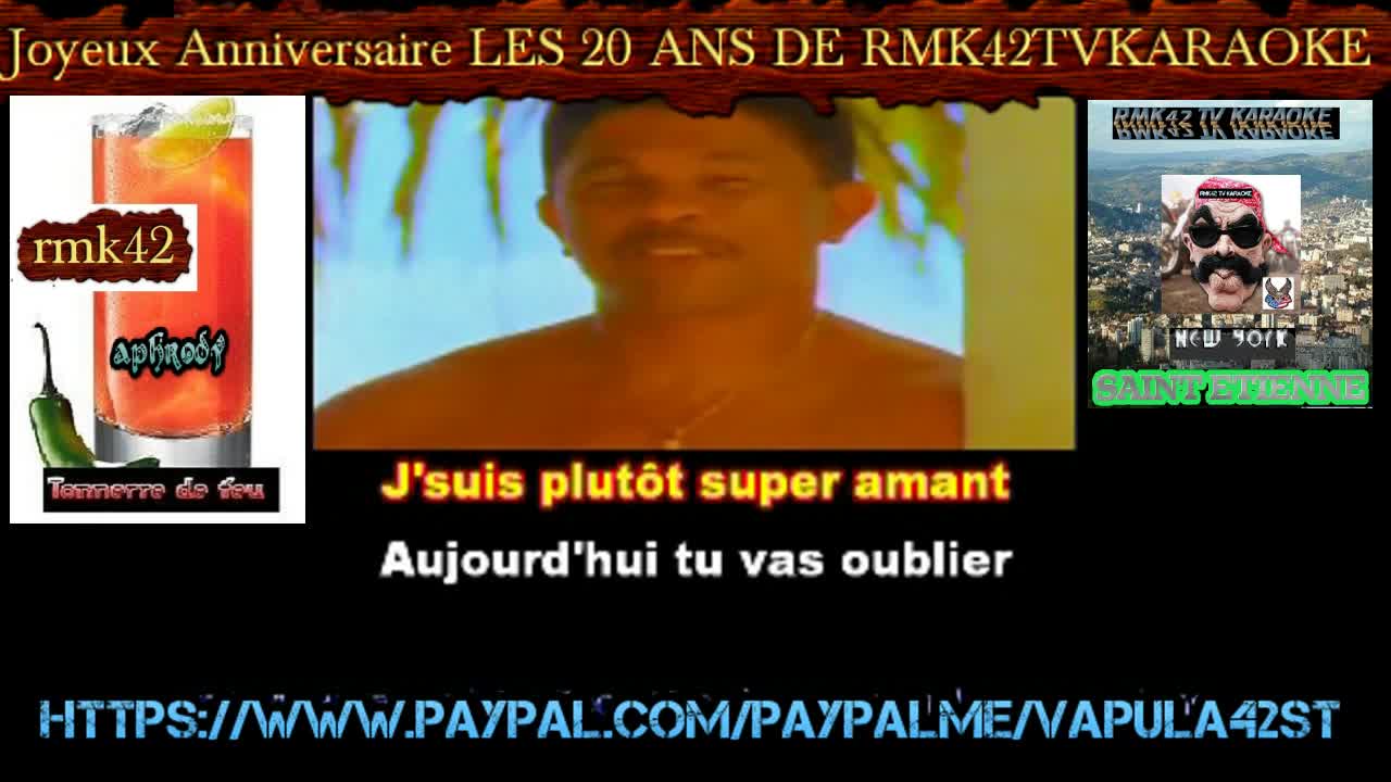 Francky Vincent   Fruit de la passion   karaoke   rmk42tvkaraoke