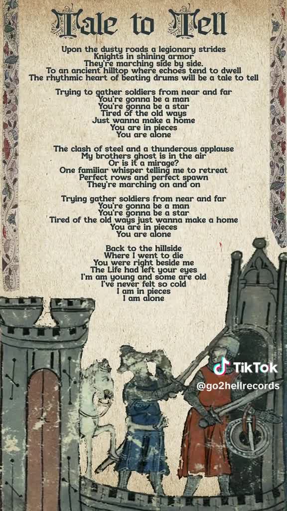 Go2Hell Records presents Tale to Tale