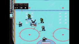 NHLPA 93 - Bloody Injury - Sega Genesis Gameplay