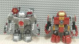 Custom Lego Hulkbuster And War Machine Buster