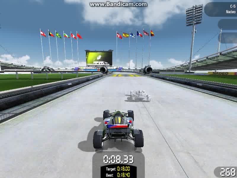 playing trackmania with a micrphone