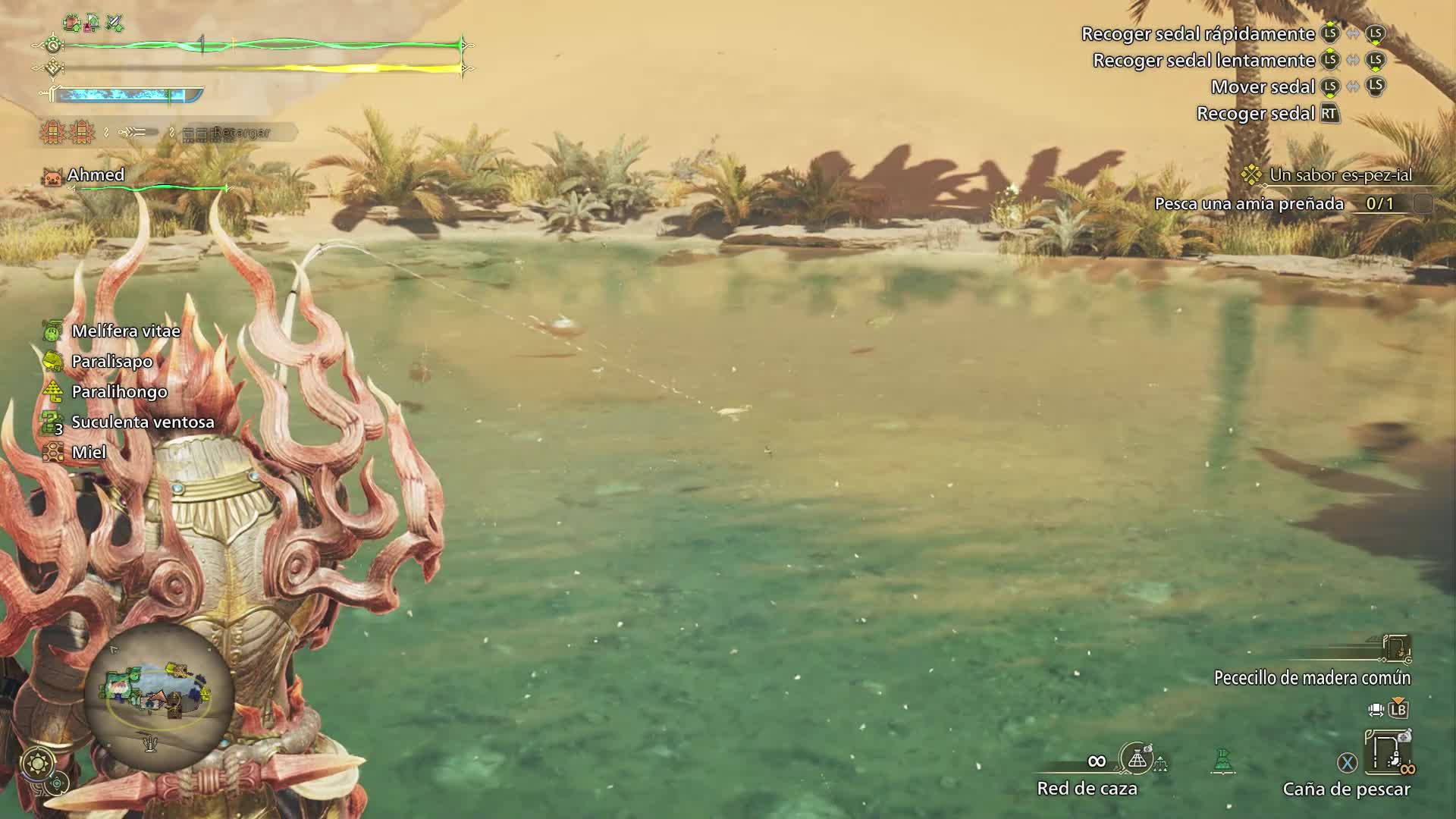 Pescando y conviviendo con monstruos en el Oasis