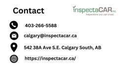 Get Excellent Car Maintenance Services at InspectaCAR in Calgary, Alberta