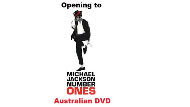 Opening to Michael Jackson Number Ones Australian DVD