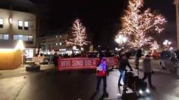 In German cities, to the traditional drums, they protest against rising prices and for peace