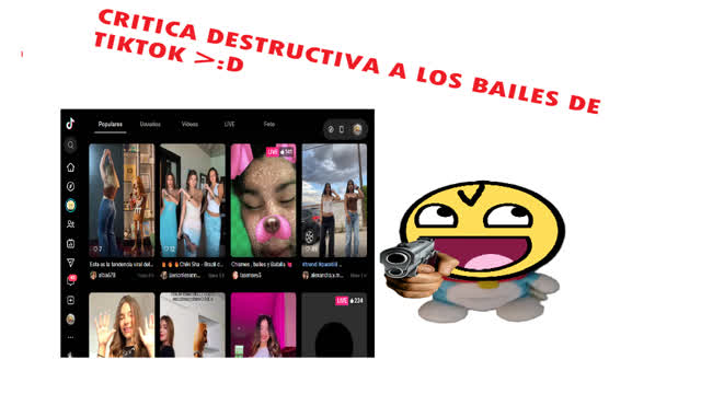 critica destructiva a los bailes en tiktok >:(