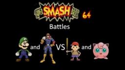 Super Smash Bros 64 Battles #117: Luigi and Captain Falcon vs Ness and Jigglypuff