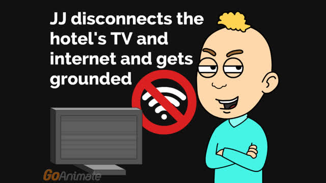 CMGG: JJ disconnects the hotels TV and internet and gets grounded