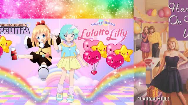 Peashy/Yellow Heart (Hyper Dimension Neptunia) + Fuu Nonoyama (From Magical Sisters Lulutto Lilly)