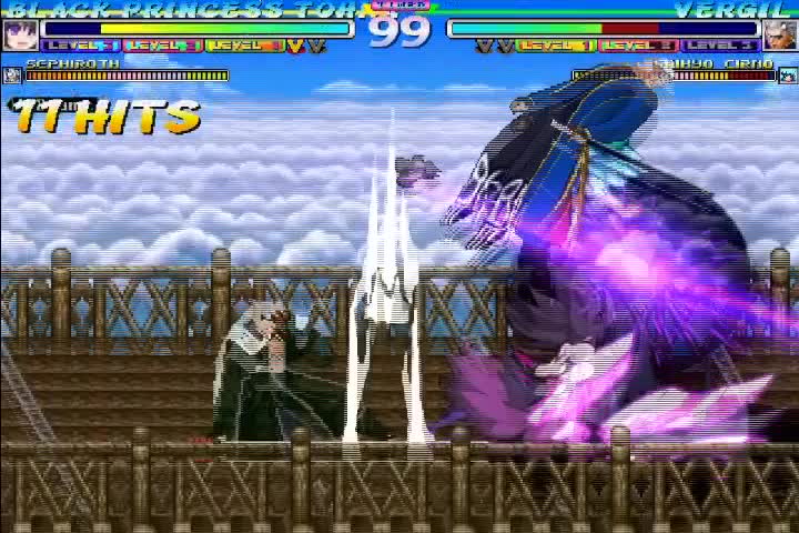 MUGEN (ikemen go) COM Battle - Tohka & Sephiroth VS Vergil & Saikyo Cirno MUGEN (ikemen go) COM Battle - Tohka & Sephiroth VS Vergil & Saikyo Cirno