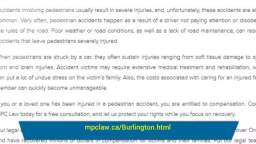 Automotive Accident Lawyers Burlington - MPC Personal Injury Lawyer (800) 299-0342