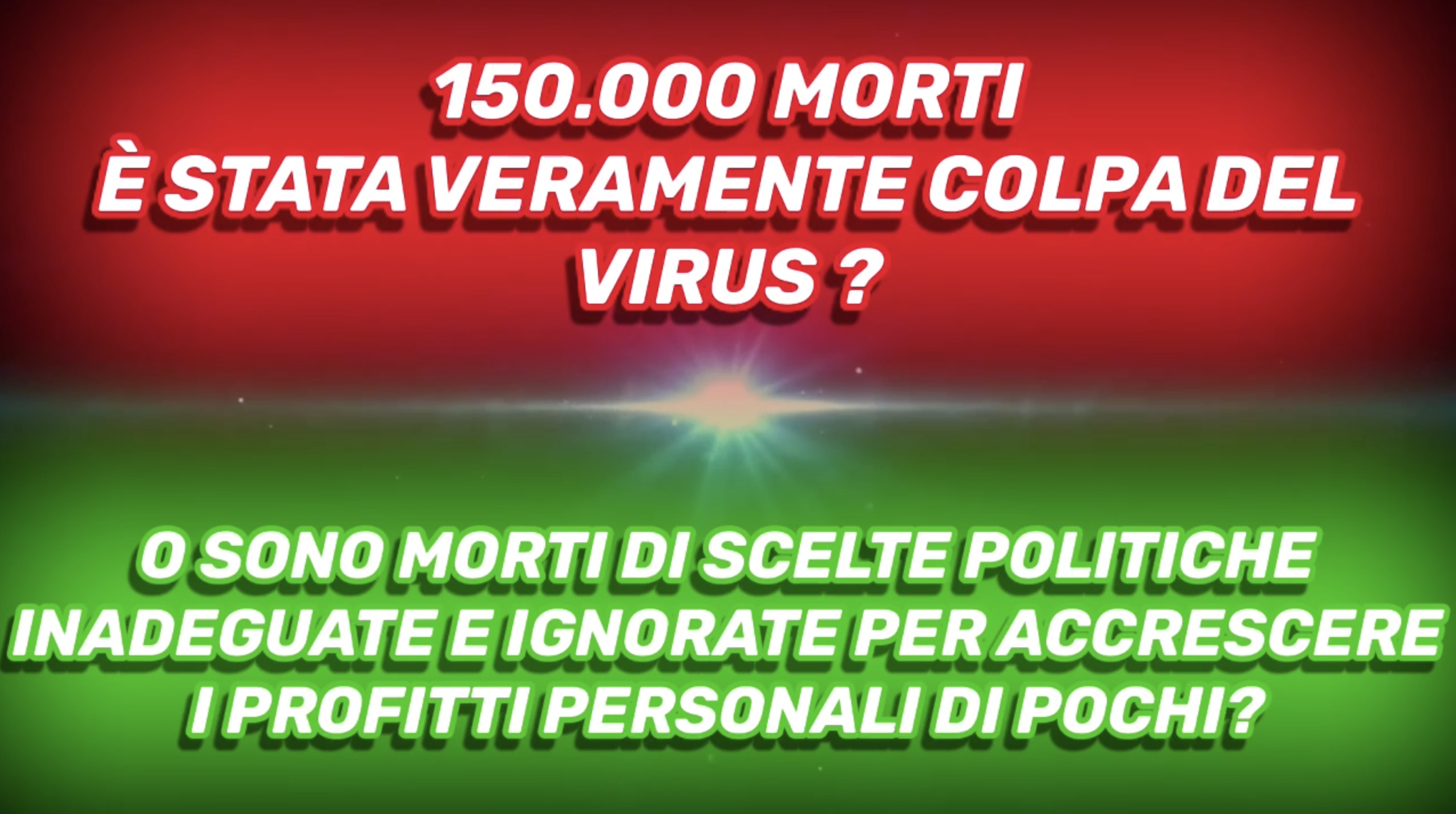 150.000 morti - Per il virus?