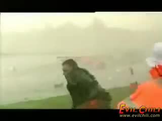 best race crash ever , 20 cars crashing in the rain
