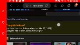 Thank you for 5 subscribers!!