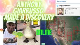 Anthony Giarrusso Made A Discovery