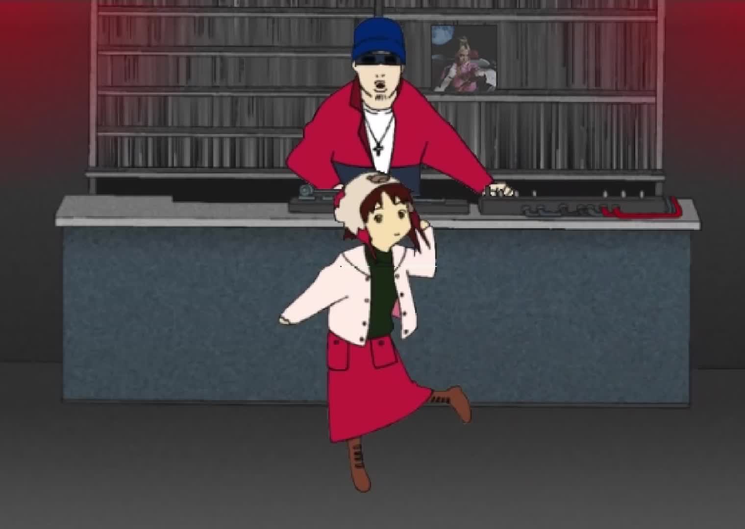 Falling Serial Experiments Lain x Dua Lipa
