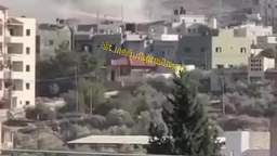 An Israeli army armored car was blown up by a landmine in Jenin