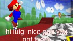 super mario 64 bloopers: luigi's payback