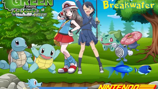 Pokemon Leaf Green and Diary of our Days at the Breakwater Crossover Custom Wallpaper - Show Me