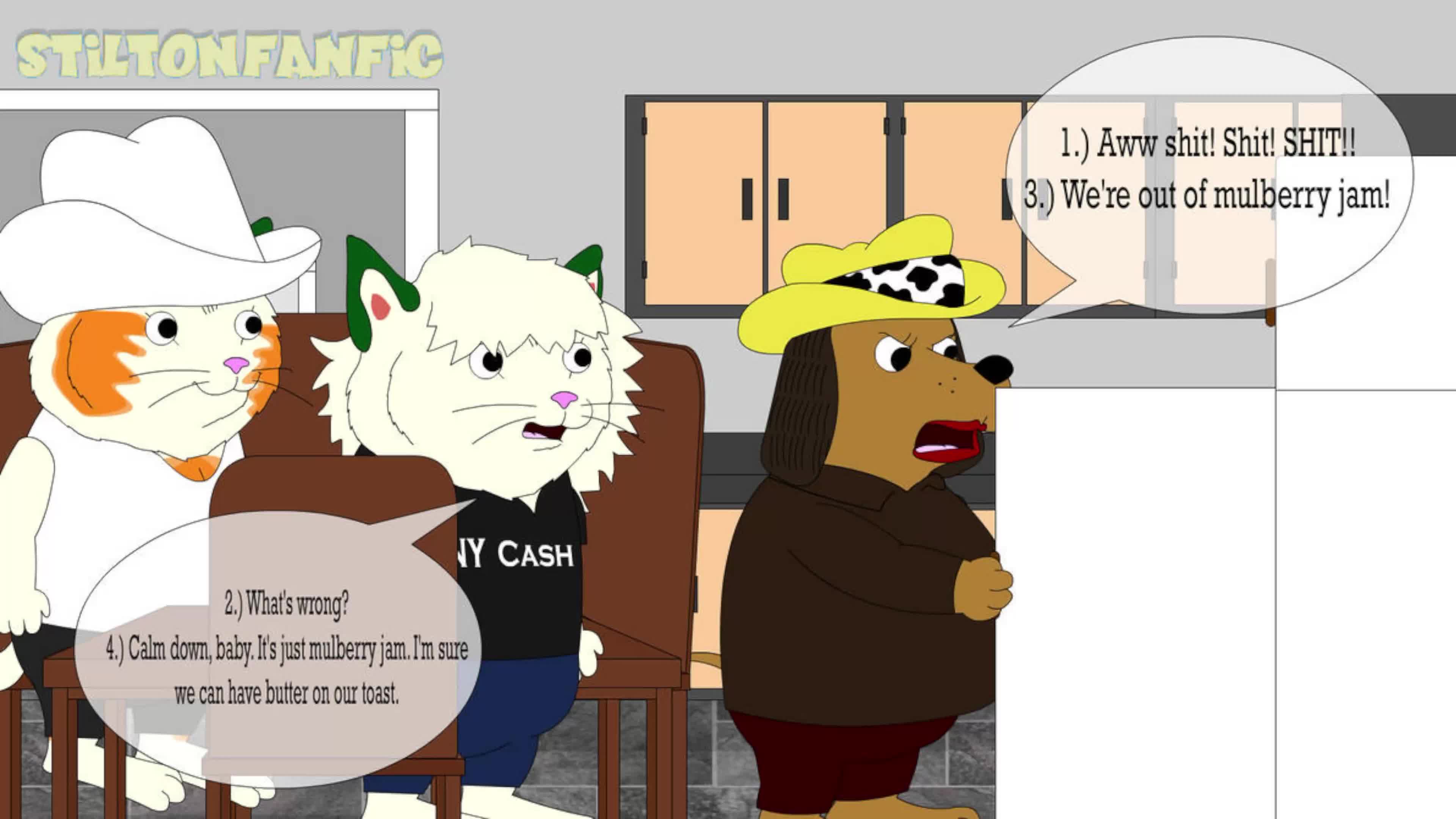 Adventures of Cucumber and Pickles Scene S4 C8 P3 (Comic Dub)