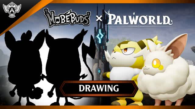 Drawing: Palworld - Cremis and Sparkit (Mobebuds Style) HD - PAL High Tone
