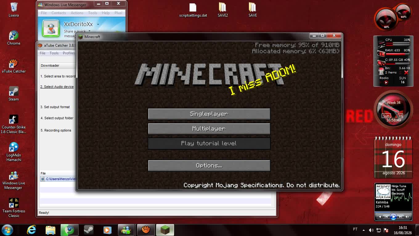 Minecraft smallest video
