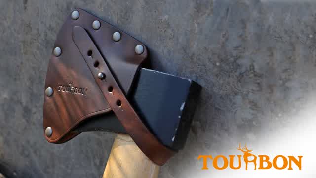 Tourbon Small Leather Axe Sheath Hatchet Cover