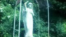 Very Creepy Statue in Graveyard