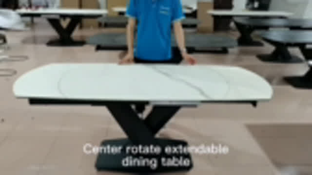 Revolve Your Dining Experience: Explore our Center Rotating Table! #rotate