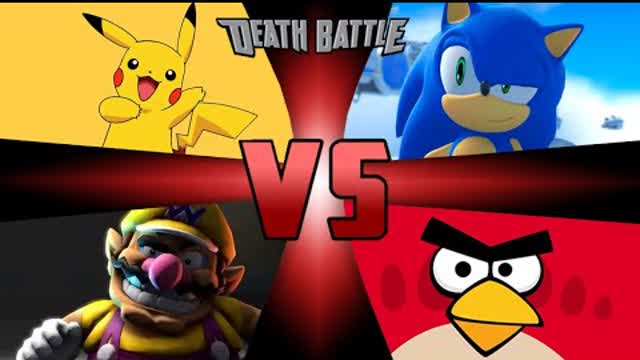 Los Tortazos Mugen #3 (pikachu y wario vs sonic y red)