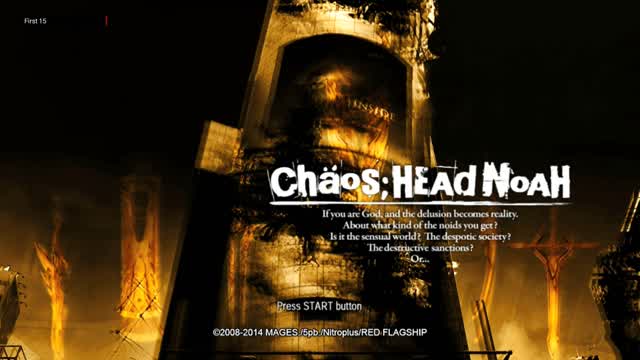 The First 15 Minutes of Chaos;Head Noah (Vita) The First 15 Minutes of Chaos;Head Noah (Vita)