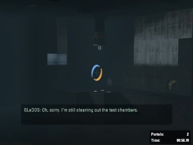 PORTAL 2: Trust fling beaten in 2 portals!