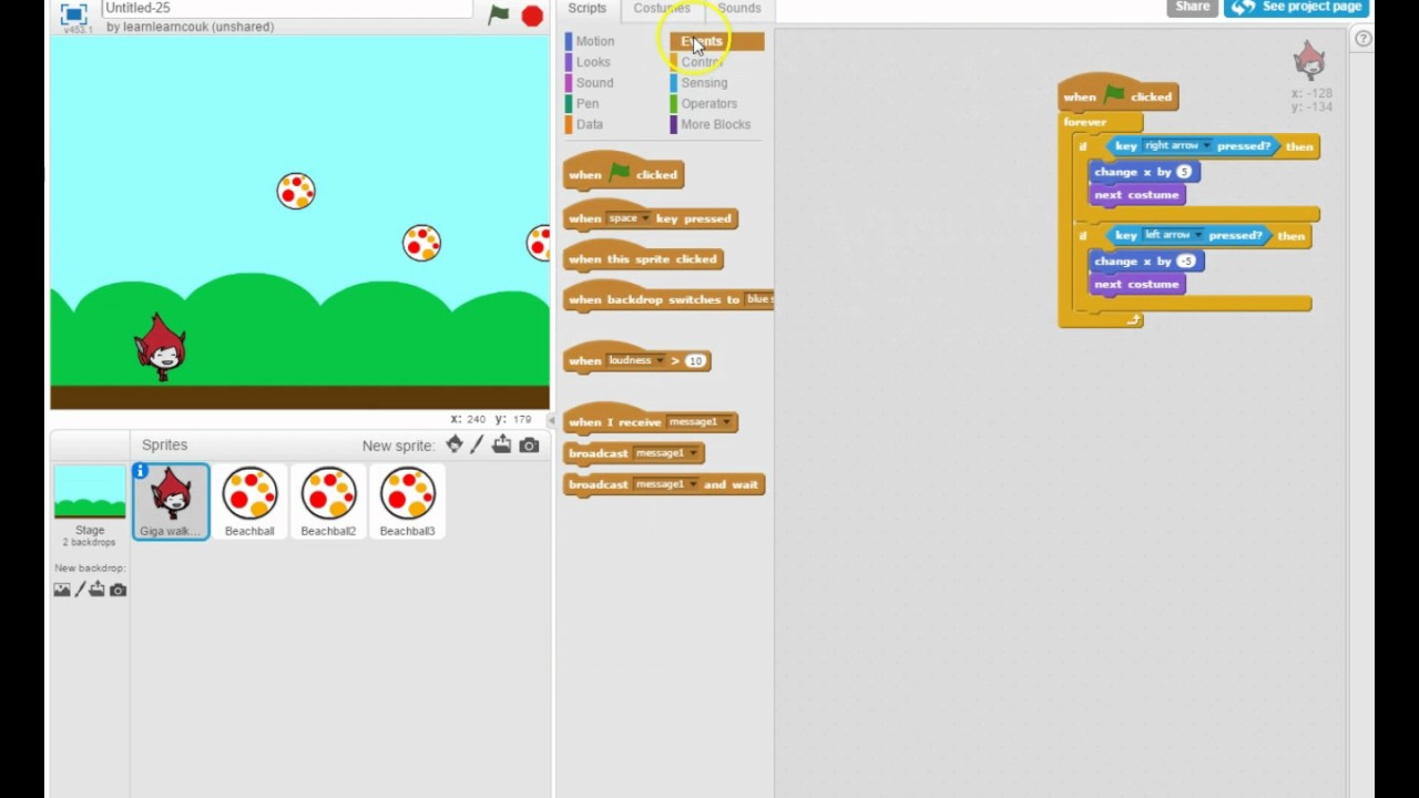 Making Scratch Games