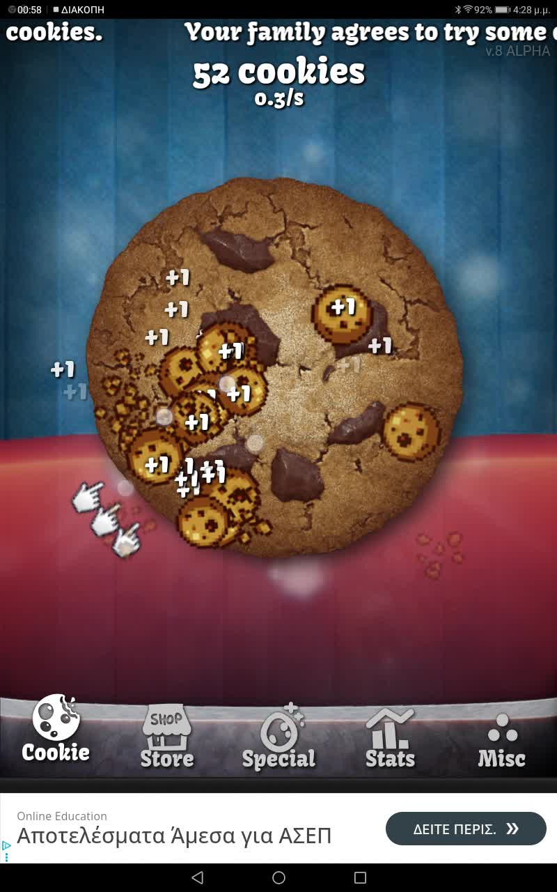 Cookie clicker
